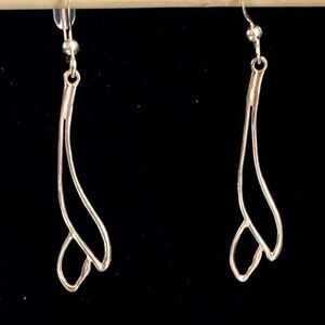 AUF Sterling 925 Silver Vintage Dangle Earrings